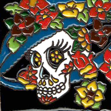 Tile - Big Hat Catrina