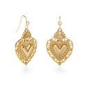 Corazon Lacy Dangle Earrings -  1 1/4 inch