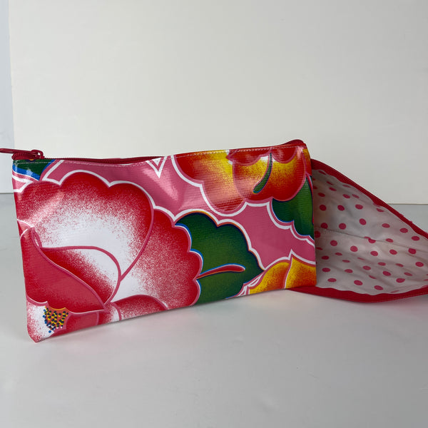 Oilcloth Zipper Bag - Frida on Rosa Mexicana