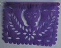 Paper Day of the Dead Papel Picado Banner - Dozen