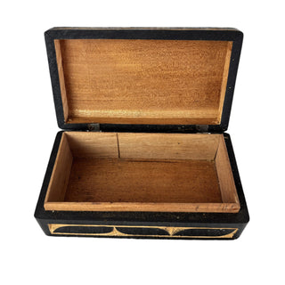 Hand Carved Wood Box
