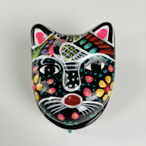 Ceramic - Jewelry Box - Cat, black or white