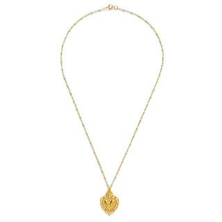 Flaming Heart Necklace