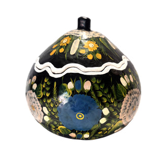 Hand-Painted Lacquered Gourd