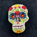Microbead - Sugar Skull - Brooch
