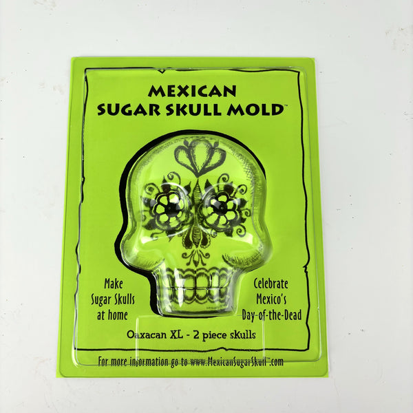 Oaxaca XL sugar skull mold - 2 piece - 1.5 lb sugar