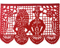 Wedding Banner - Papel Picado - Large - Tissue Paper