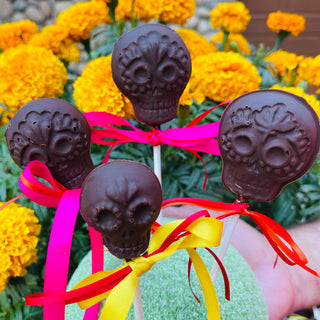 Decorated Sugar Skull Lollipop Mold