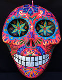 Gigante Sugar Skull Wall Masks - Rosa