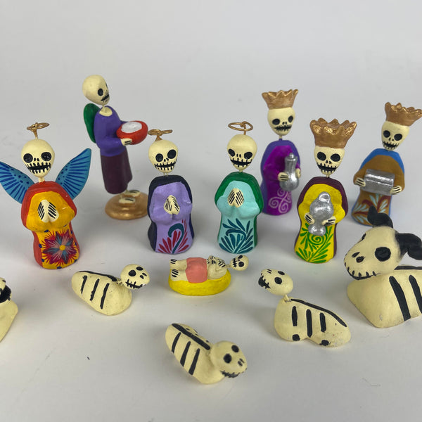 Nativity Set - Day of the Dead Skeleton