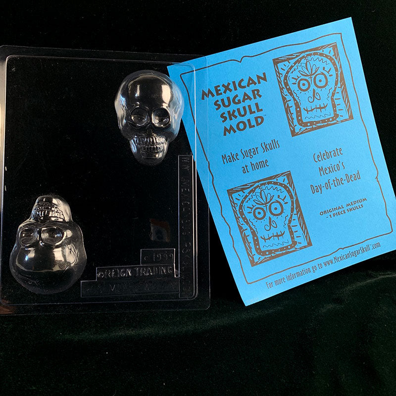 Hard Candy Skull Lollipop Mold & Sticks