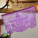 Hand Cut Paper Day of the Dead Papel Picado Banners - Medium