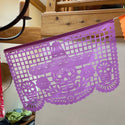 Hand Cut Paper Day of the Dead Papel Picado Banners - Medium