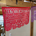 PLASTIC Day of the Dead Papel Picado Banners – Perfect for restaurants or outdoor events!  Large