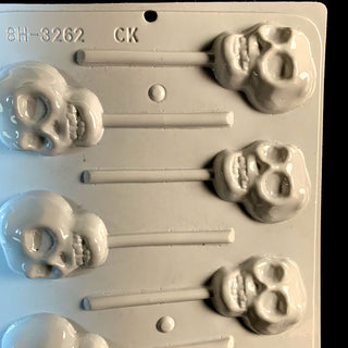 Hard Candy Skull Lollipop Mold