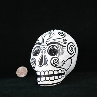 Mini Papier Mache Skull