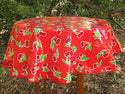 Mexican Oilcloth - Cherries on Red