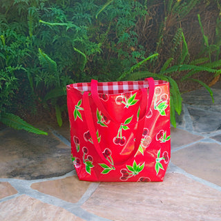 NEW Reversible Oilcloth Market Bags
