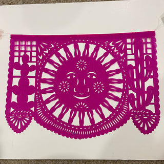 Large - Paper Fiesta/All Occasion Papel Picado Banners - Dozen