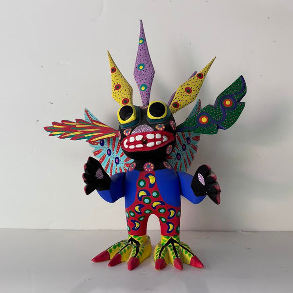 Martian Alebrije (often referred to as a "Loco" or "Fiery" alien or Martian figure)