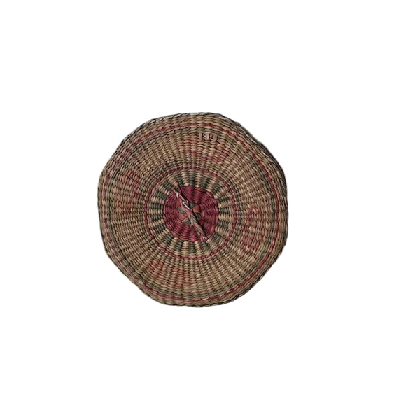 Basket - Round Wicker Basket Trinket Box