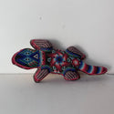 Huichol Beaded Lizard or Iguana Figurine