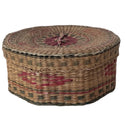 Basket - Round Wicker Basket Trinket Box