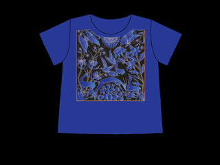 T Shirt - Fantasia on Royal Blue