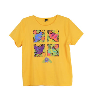15% OFF - 48 hour Sale - Four Birds T-Shirt - Sunburst