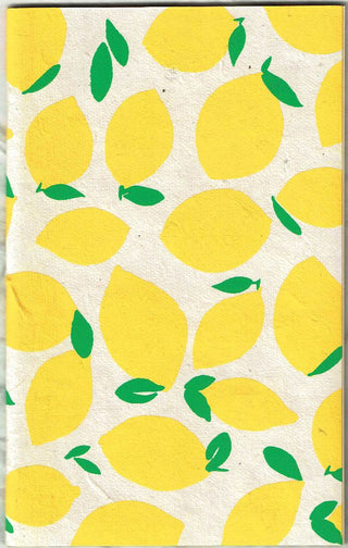 Lemon Notebook - Handmade in Nepal