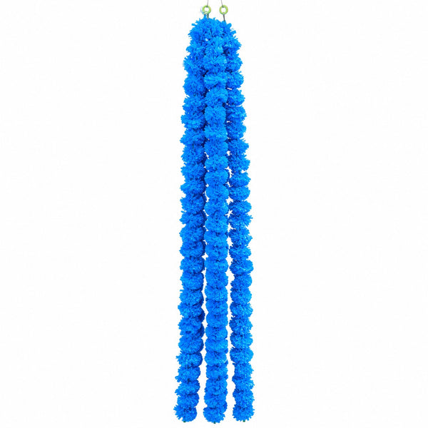 Blue Marigold Garlands