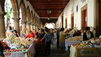 Day of the Dead outdoor market in Patzcuaro
