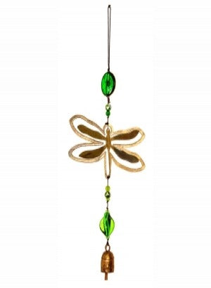 Double Trouble Dragonfly w/beads and a bell