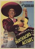 Vintage Mexican Movie Poster - El Muchacho Alegre
