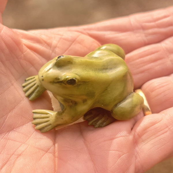 Frog - Japanese Carved