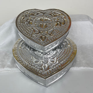 Heart Tin Boxes - Large - 2 pack