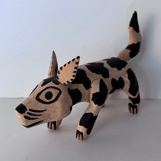 Figurine - Dog with Spots and Pointy Ears