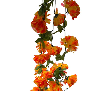 Marigold Garland - Two Toned - Yellow and Orange