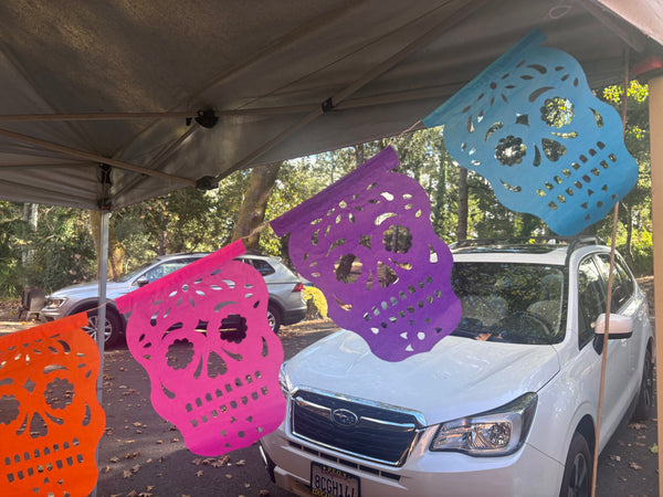Skull - Papel Picado | Mexican Sugar Skull