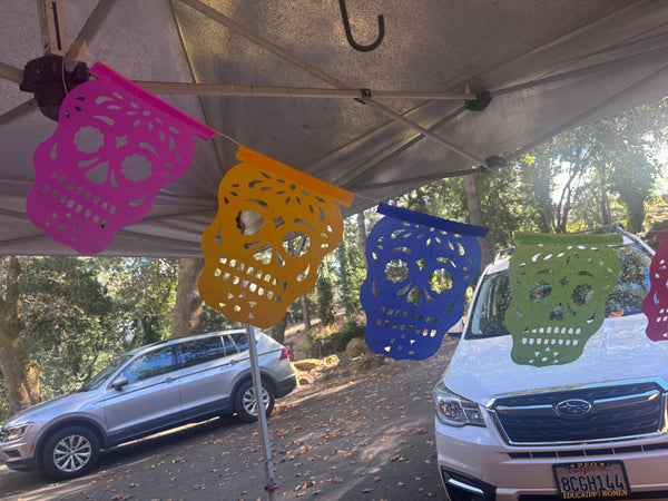 Skull - Papel Picado | Mexican Sugar Skull