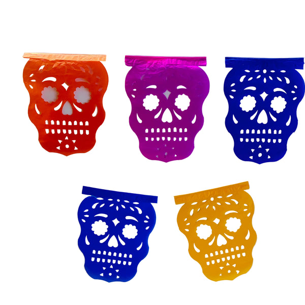 Skull - Papel Picado | Mexican Sugar Skull