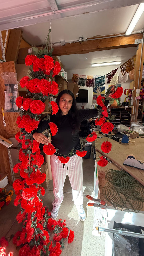 Marigold Garland - Red