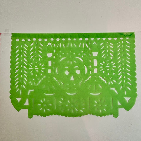 Large Paper Day of the Dead Papel Picado Banner - Dozen - 0