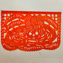 Large Paper Day of the Dead Papel Picado Banner - Dozen