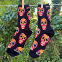 NEW - Sugar Skull Women's Socks-Wholesale 6 pr.