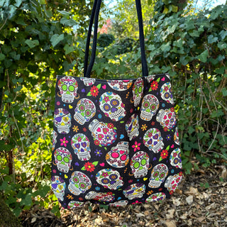 Totes - Black with Skulls - Canvas