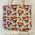 Totes -  White with Skulls - Canvas