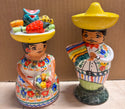 Santa Maria Mexican  Man & Women Salt and Pepper Shakers