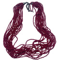 Necklace with Small Red Beads