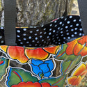 TOTE Reversible Oilcloth Market Bag - Frida Black/Black Polka Dots